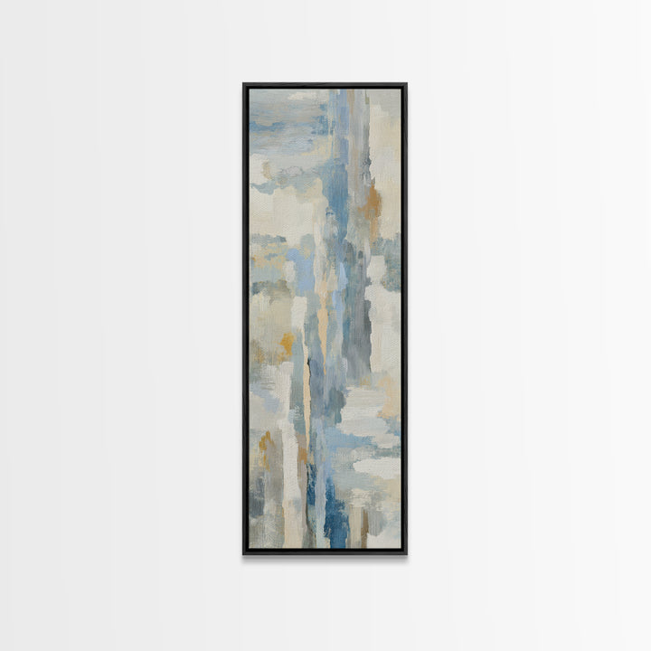 Light Marble Texture Abstract Canvas Print, Waiting Room Art, Boho Decor, Waiting Room Decor, Abstract Art, Calm, WRA-1x3-12