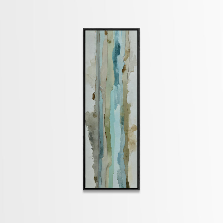Modern Neutral Arch Abstraction Canvas Print, Waiting Room Art, Floral Wall Art, Waiting Room Decor, Abstract Art, Calm, WRA-1x3-81