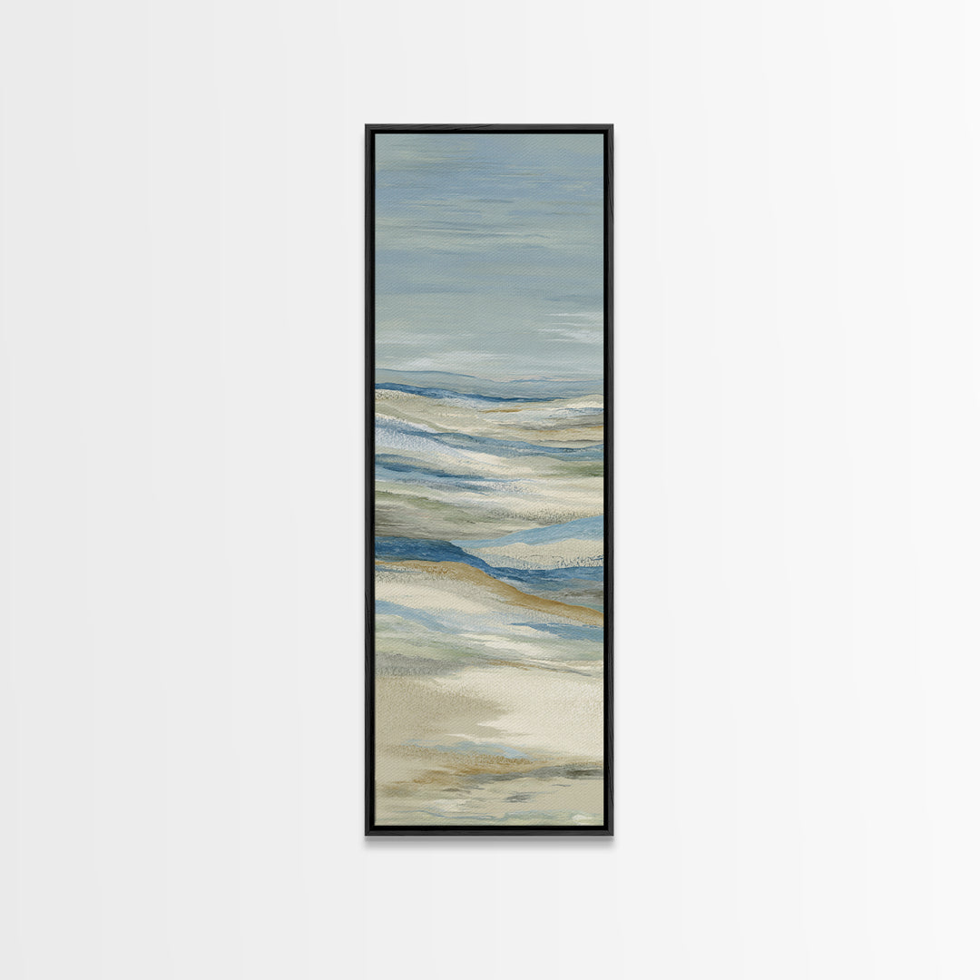 Calming Landscape with Open Sky and Gentle Canvas Print, Waiting Room Art, Art, Waiting Room Decor, Calm, Bauhaus Print, WRA-1x3-85