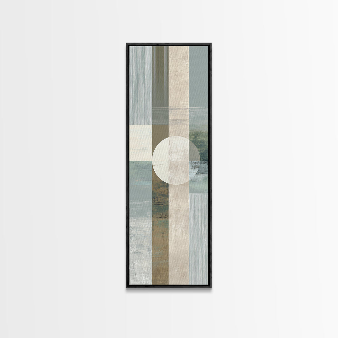 Minimal Geometric Composition Canvas Print, Waiting Room Art, Abstract, Waiting Room Decor, Abstract Art, Calm, Modern Decor, WRA-1x3-89