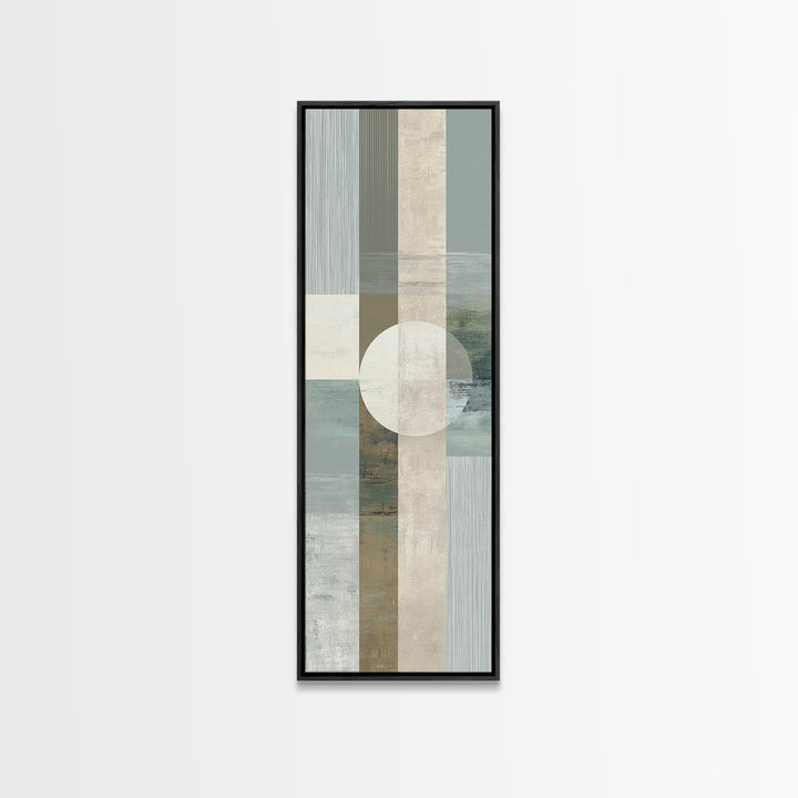 Minimal Geometric Composition Canvas Print, Waiting Room Art, Abstract, Waiting Room Decor, Abstract Art, Calm, Modern Decor, WRA-1x3-89
