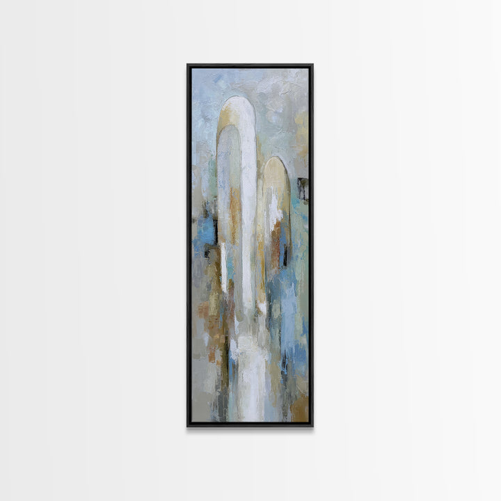 Modern Neutral Arch Abstraction Canvas Print, Waiting Room Art, Neutral Decor, Waiting Room Decor, Abstract Art, Calm, WRA-1x3-9