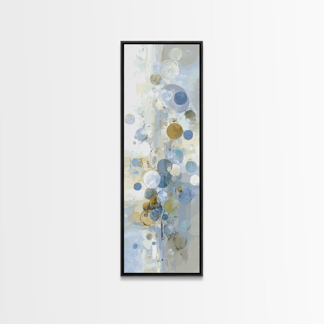 Abstract Circles Suggesting Calm Movement Canvas Print, Waiting Room Art, Fine Art Print, Waiting Room Decor, Abstract Art, WRA-1x3-94