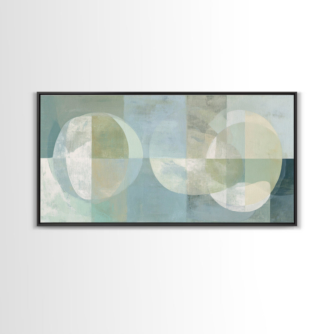 Minimal Geometric Composition Canvas Print, Waiting Room Art, Abstract Art, Waiting Room Decor, Calm, Landscape, WRA-2x1-49