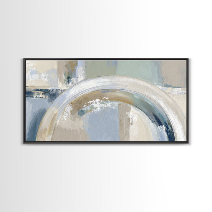 Modern Neutral Arch Abstraction Canvas Print, Waiting Room Art, Wall Sculpture, Waiting Room Decor, Calm, Dog Wall Art, WRA-2x1-89