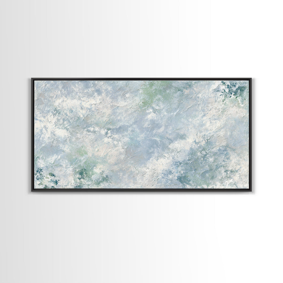 Light Marble Texture Abstract Framed Canvas Print, Waiting Room Art, Modern Art, Waiting Room Decor, Abstract Art, Calm, WRA-2x1-92