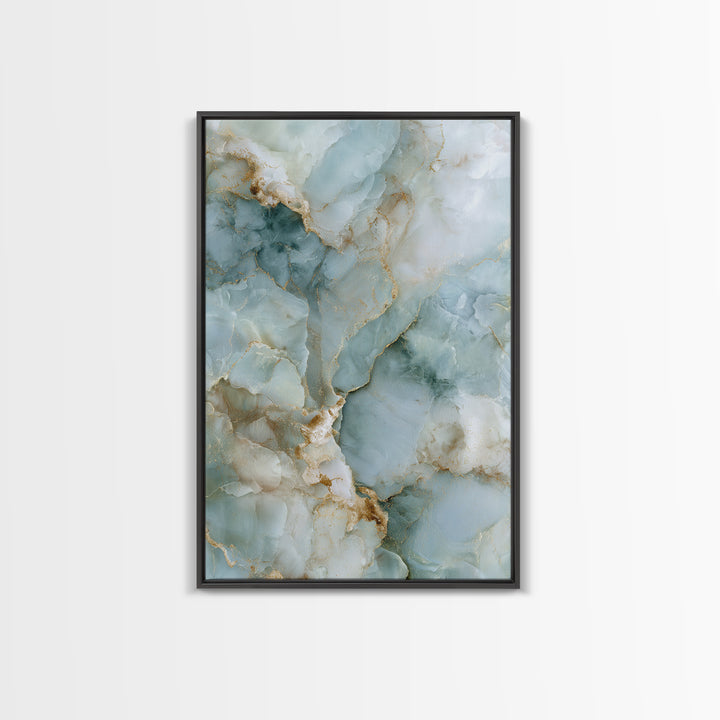 Light Marble Texture Abstract Canvas Print, Waiting Room Art, Therapy Office Decor, Waiting Room Decor, Abstract Art, Calm, WRA-2x3-32