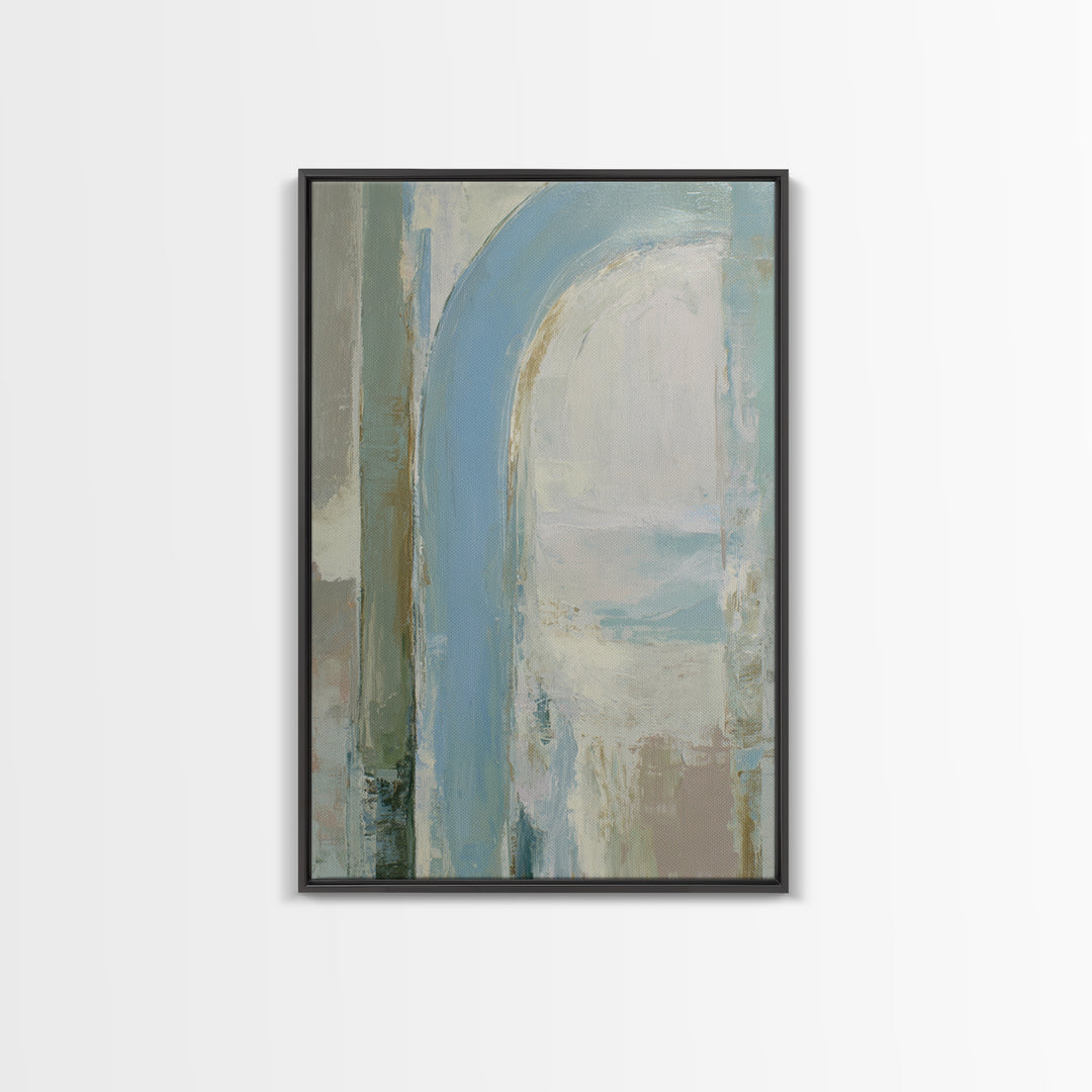 Modern Neutral Arch Abstraction Canvas Print, Waiting Room Art, Home Decor, Waiting Room Decor, Abstract Art, Calm, Modern Art, WRA-2x3-5