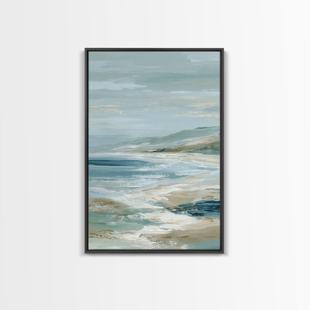Soft Abstract Waves Canvas Print, Waiting Room Art, Office Decor, Waiting Room Decor, Abstract Art, Calm, Gallery Wall Art, WRA-2x3-58