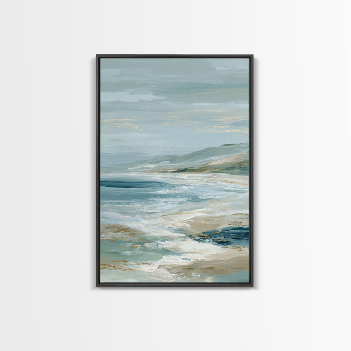 Soft Abstract Waves Canvas Print, Waiting Room Art, Office Decor, Waiting Room Decor, Abstract Art, Calm, Gallery Wall Art, WRA-2x3-58