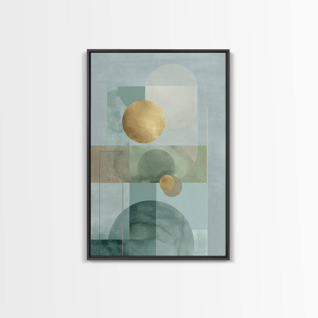 Minimal Geometric Composition Canvas Print, Waiting Room Art, Printable Art, Waiting Room Decor, Calm, Digital Art Print, WRA-2x3-61