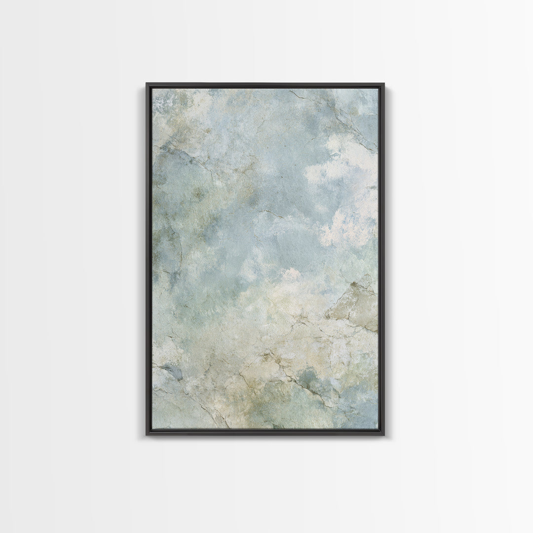 Light Marble Texture Abstract Framed Canvas Print, Waiting Room Art, Contemporary Art, Waiting Room Decor, Abstract Art, Calm, WRA-2x3-80