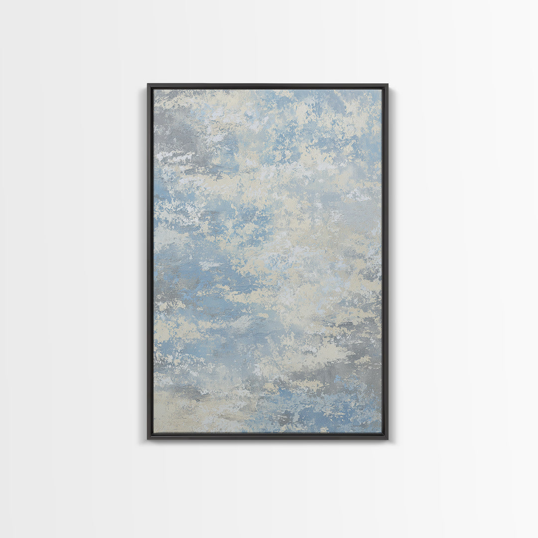 Soft Abstract Waves Canvas Print, Waiting Room Art, Office Decor, Waiting Room Decor, Abstract Art, Calm, Gallery Wall Art, WRA-2x3-82