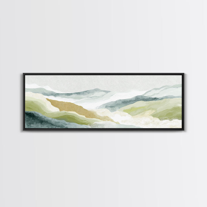 Light Marble Texture Abstract Canvas Print, Waiting Room Art, Landscape, Waiting Room Decor, Abstract Art, Calm, Neutral Decor, WRA-3x1-16