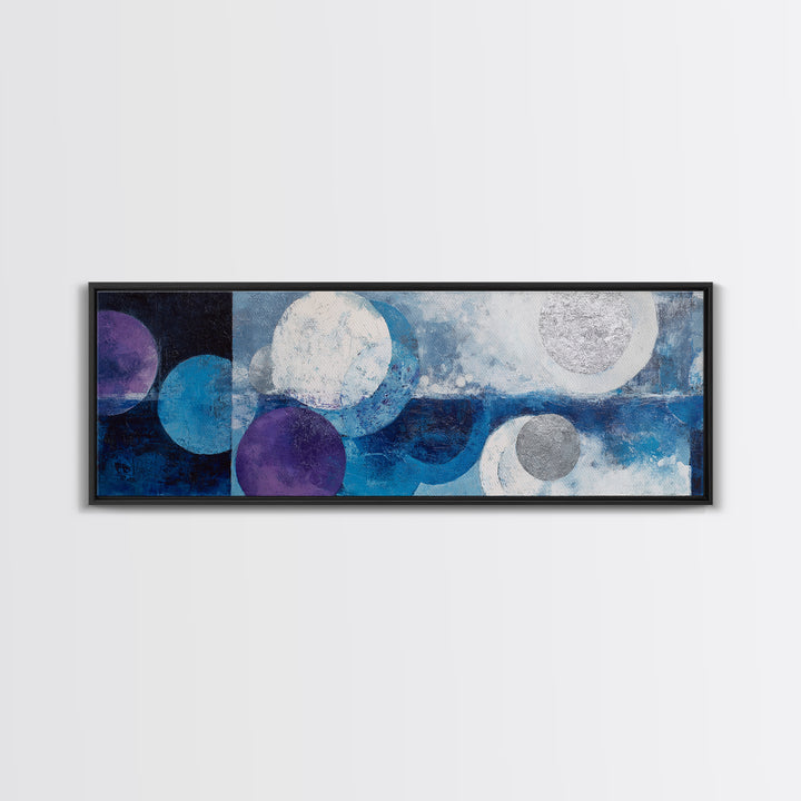 Calming Landscape with Open Sky and Gentle Framed Canvas Print, Waiting Room Art, Gallery Wall Art, Waiting Room Decor, Calm, WRA-3x1-17