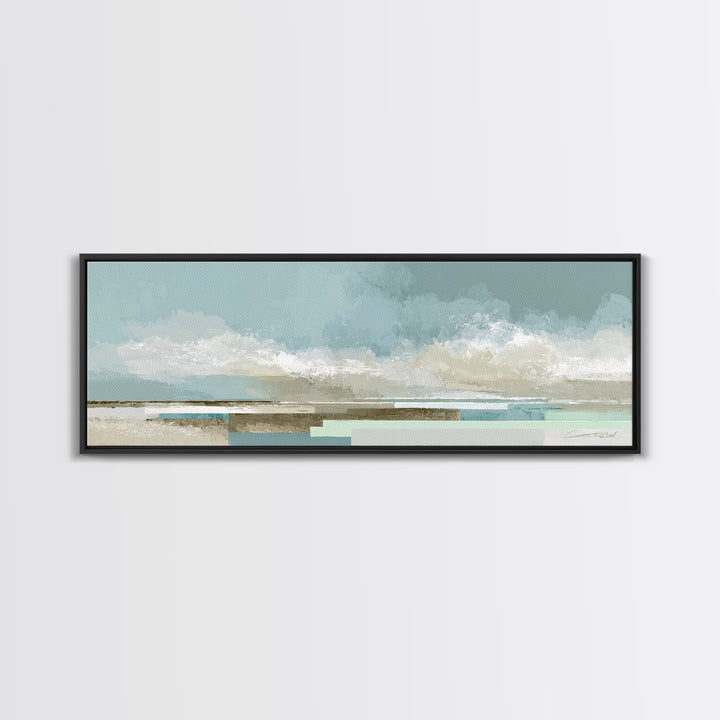 Minimal Geometric Composition Canvas Print, Waiting Room Art, Office Art, Waiting Room Decor, Abstract Art, Calm, Gallery Decor, WRA-3x1-21
