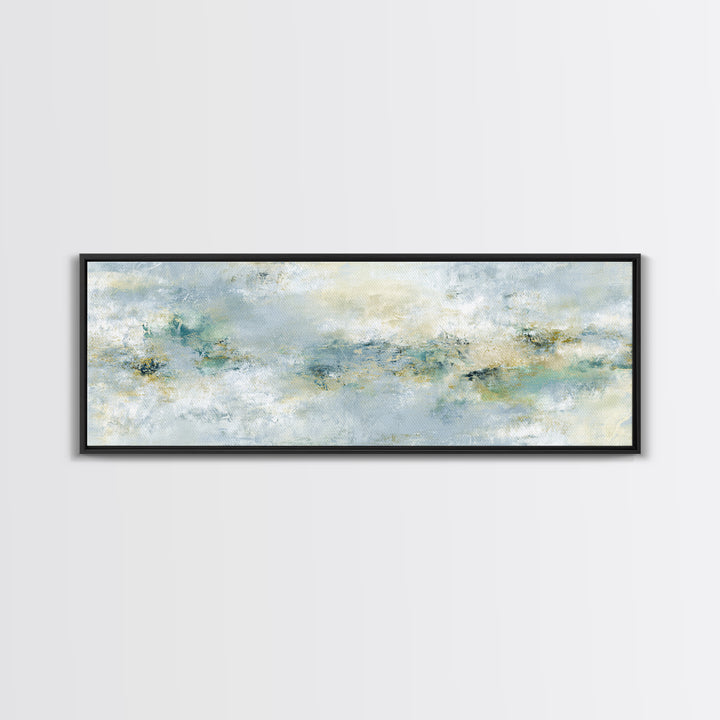 Light Marble Texture Abstract Canvas Print, Waiting Room Art, Minimalist Decor, Waiting Room Decor, Abstract Art, Calm, WRA-3x1-88
