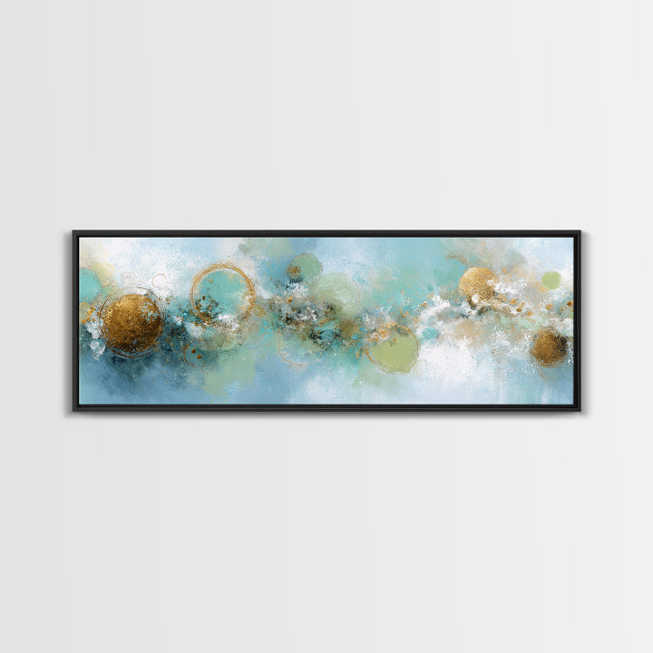 Abstract Circles Suggesting Calm Movement Canvas Print, Waiting Room Art, Dental Wall Art, Waiting Room Decor, Fine Art, Calm, WRA-3x1-98