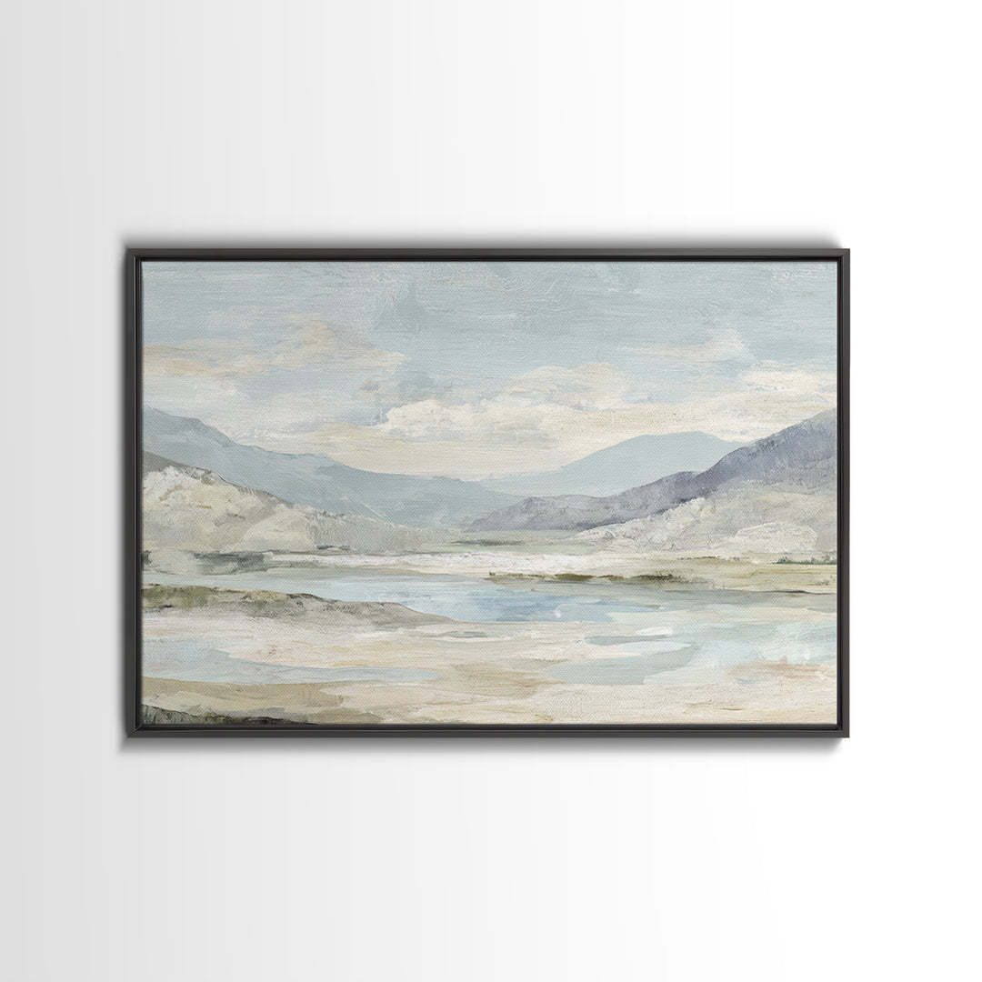 Light Marble Texture Abstract Framed Canvas Print, Waiting Room Art, Fine Art Print, Waiting Room Decor, Abstract Art, Calm, WRA-3x2-100