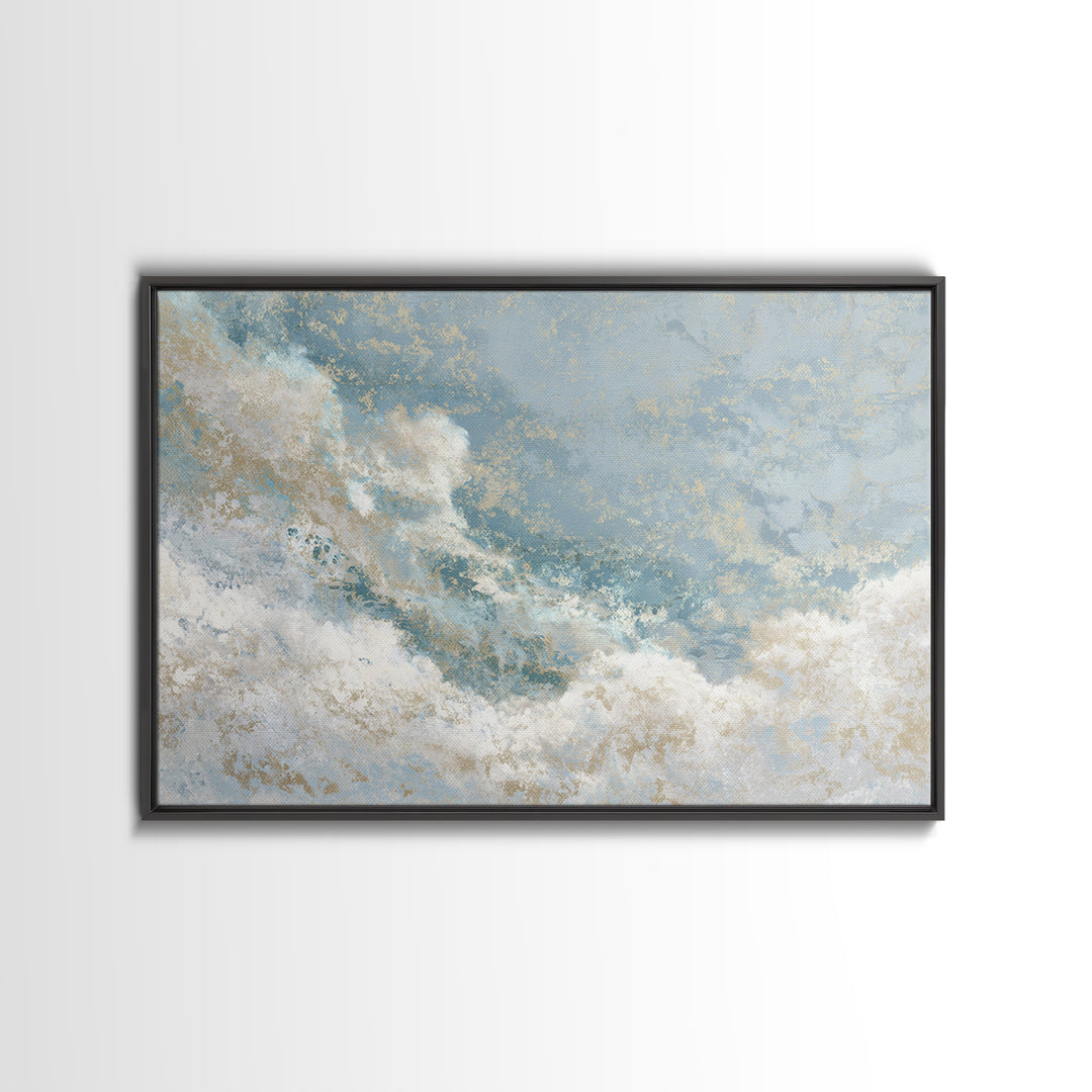Soft Abstract Waves Canvas Print, Waiting Room Art, Office Wall Decor, Waiting Room Decor, Fine Art, Calm, Photography Print, WRA-3x2-30