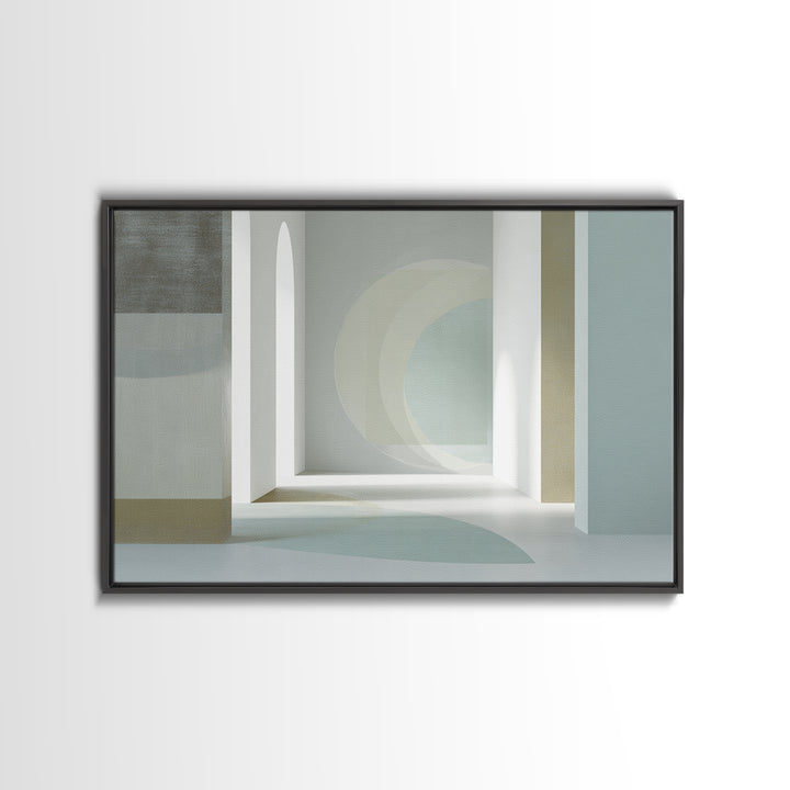 Minimal Geometric Composition Canvas Print, Waiting Room Art, Abstract, Waiting Room Decor, Abstract Art, Calm, Modern Decor, WRA-3x2-33