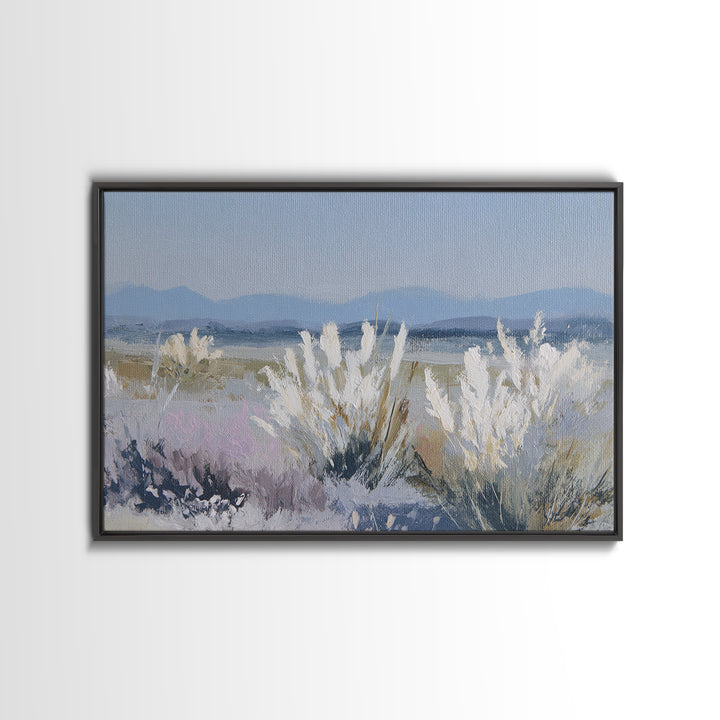 Soft Lavender Botanical Still Life Framed Canvas Print, Waiting Room Art, Art Print, Waiting Room Decor, Watercolor Art, Calm, WRA-3x2-96