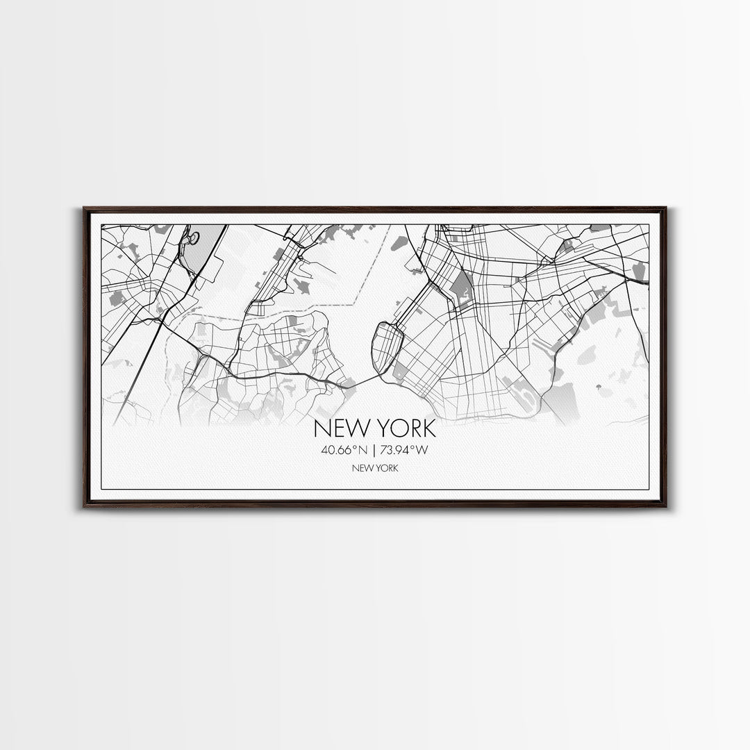 New York City Map, New York Art, Map Art, Minimalist Wall Art, Wall Art, Canvas Art, Bar Cart Wall Art, Teen Room Décor, Best Gifts For Her