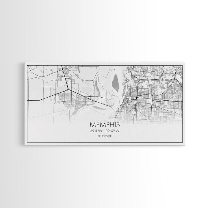 Memphis City Map, Tennessee Map, Map Art, Minimalist Wall Art, Wall Art, Canvas Art, Travel Gifts For Women, Country Home Décor, Music Room