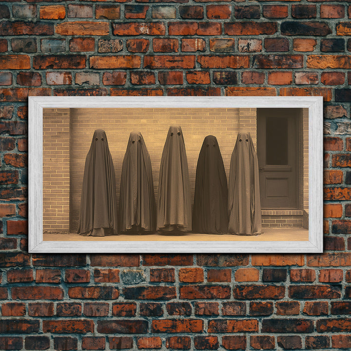 Vintage Photo Prints, Spooky Halloween Decor, Haunted Ghost Family Tintype Portrait Art, Weird and Unusual Photo Print, Gothic Halloween Art