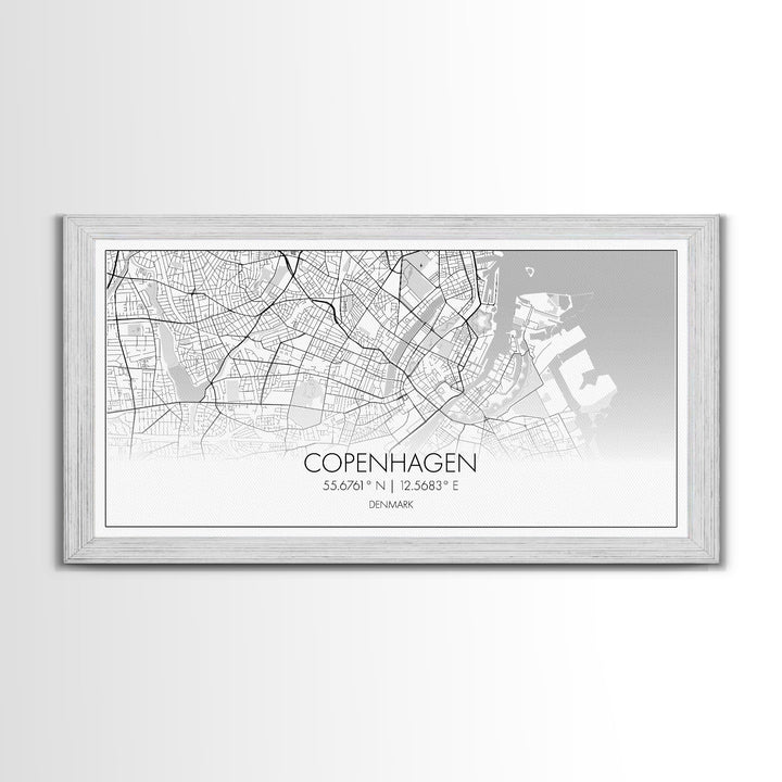 Copenhagen Street Map, Denmark Map, Map Print, Minimalist Art, Wall Art, Canvas Art, Modern Room Décor, RV Wall Décor, Gift For Pilot