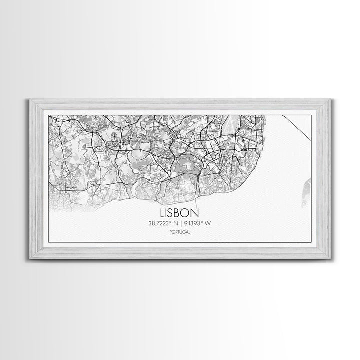 Lisbon City Map, Portugal Map, Map Art, Modern Art, Wall Art, Canvas Art, Travel Wall Décor, Apartment Wall Art, Book Lover Gift, Office Art