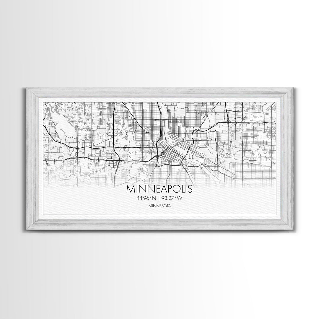 Minneapolis City Map, Minnesota Map, Map Art, Minimalist Wall Art, Wal ...