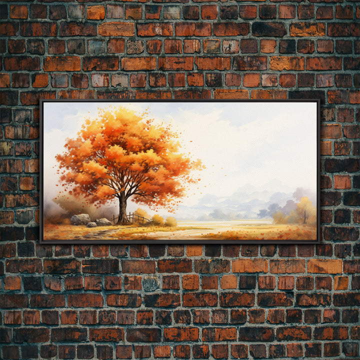 Fall Still Life - Fall Decor - Vintage Farmhouse Decor - Vintage Inspired - Framed Canvas Print - Farmhouse Wall Art - Large Canvas Sign