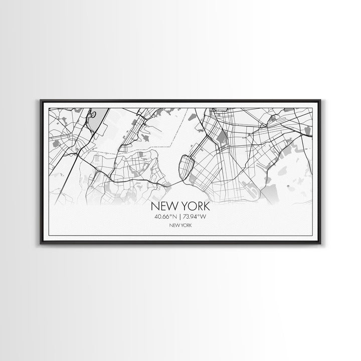 New York City Map, New York Art, Map Art, Minimalist Wall Art, Wall Art, Canvas Art, Bar Cart Wall Art, Teen Room Décor, Best Gifts For Her