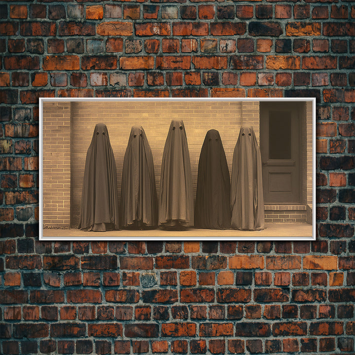 Vintage Photo Prints, Spooky Halloween Decor, Haunted Ghost Family Tintype Portrait Art, Weird and Unusual Photo Print, Gothic Halloween Art