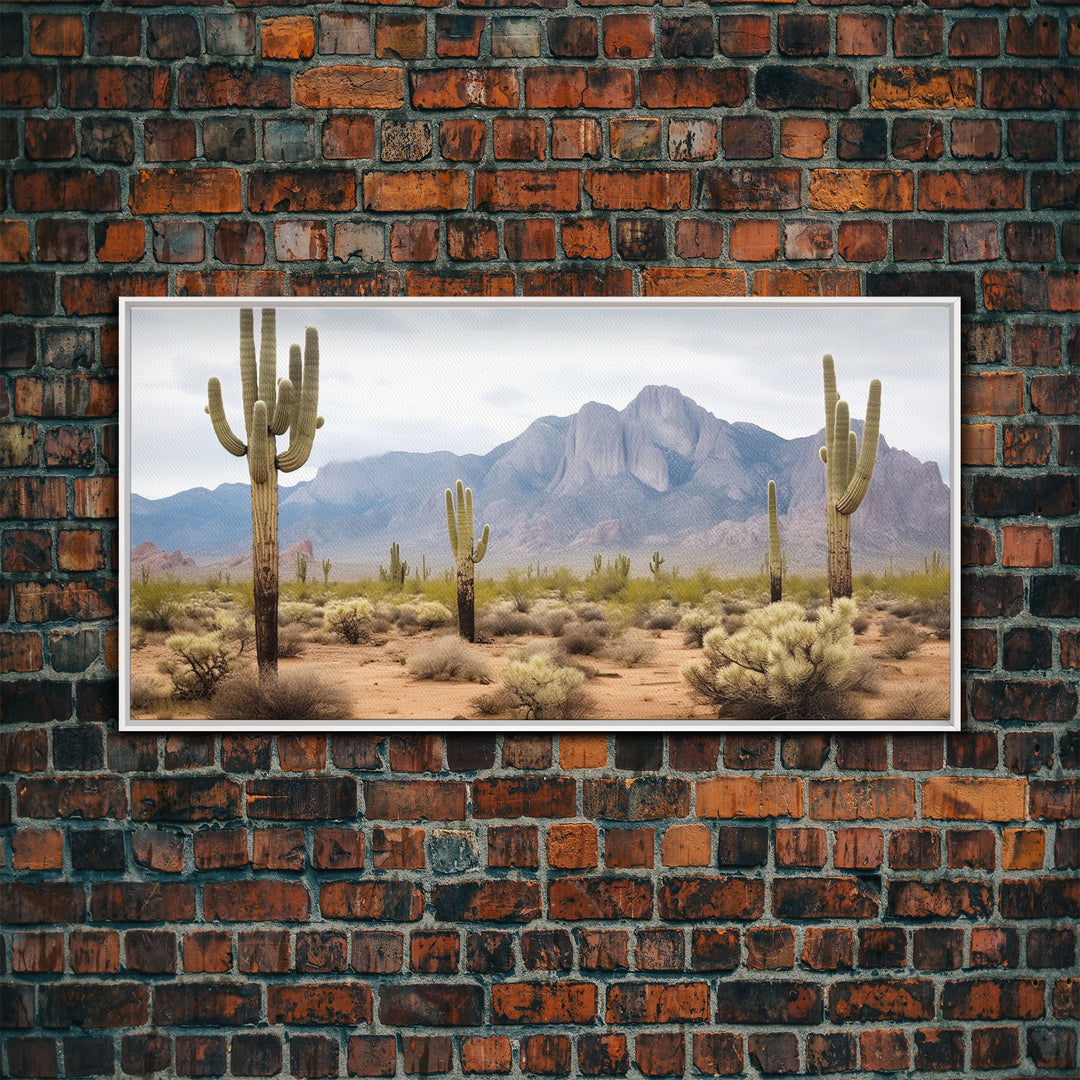 Desert Wall Art, Desert Decor, Framed Canvas Print, Desert Photography, Cactus Wall Art, Southwestern Decor, Landscape Prints, Boho Wall Art