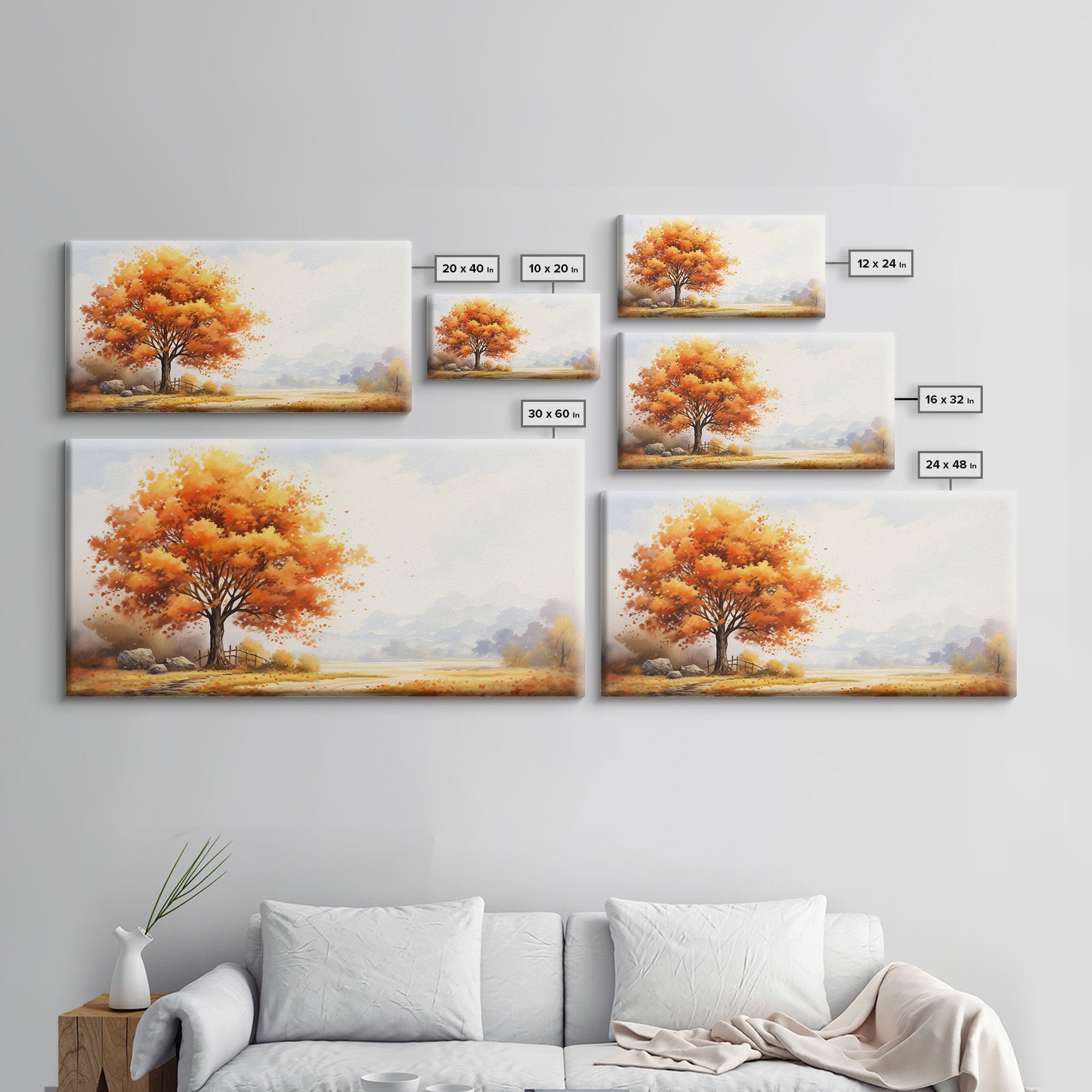Fall Still Life - Fall Decor - Vintage Farmhouse Decor - Vintage Inspired - Framed Canvas Print - Farmhouse Wall Art - Large Canvas Sign