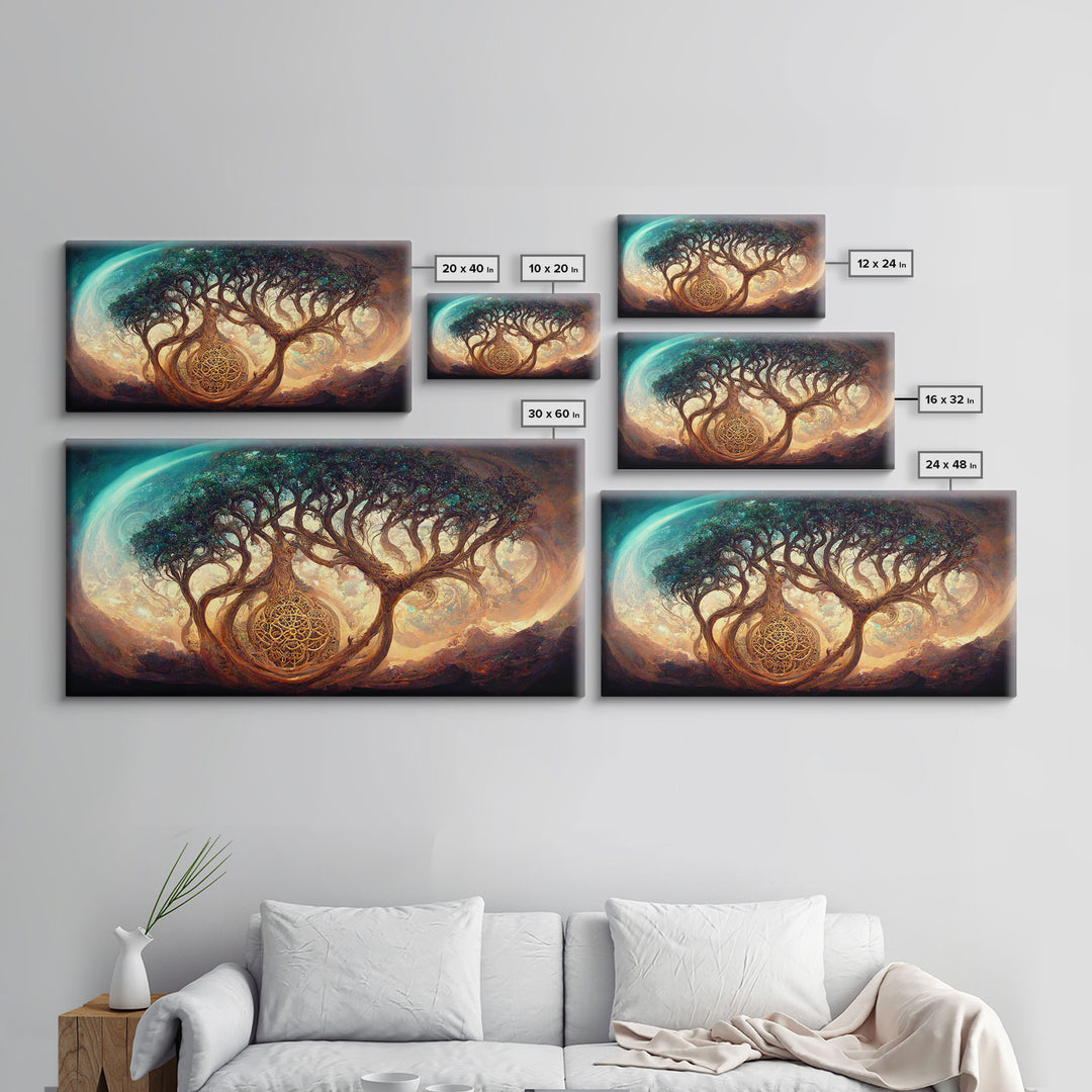 Gaia, norse mythology, canvas print, high fantasy art