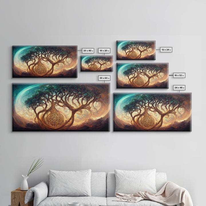 Gaia, norse mythology, canvas print, high fantasy art