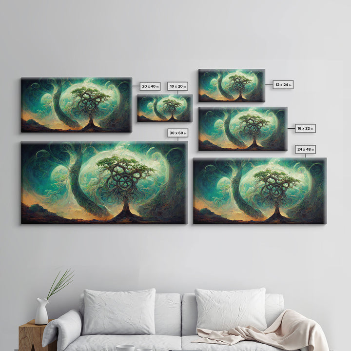 Gaia, norse mythology, canvas print, high fantasy art