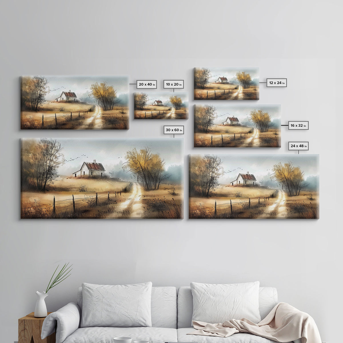 Prickly Pear Cactus Blooming in Desert Sunset, Eye-catching Framed Canvas Print for Living Room, Boho Wall Art, Floral Decor