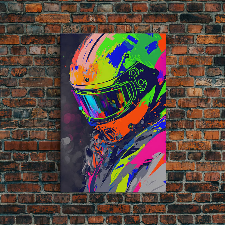 Motorcycle wall art framed print, Motorcycle poster print, MotoGP art, Motorcycle gifts, Motorcycle gift, Biker gift ready to hang print