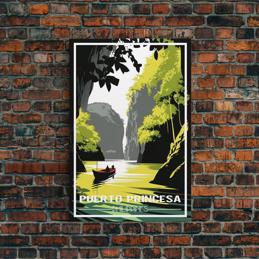 Puerto Prinsesa Wall Art, Philippines Poster, Palawan, Asia Wall Art, Travel Wall Print, Travel Poster, Travel Wall Art, Canvas Wall Print