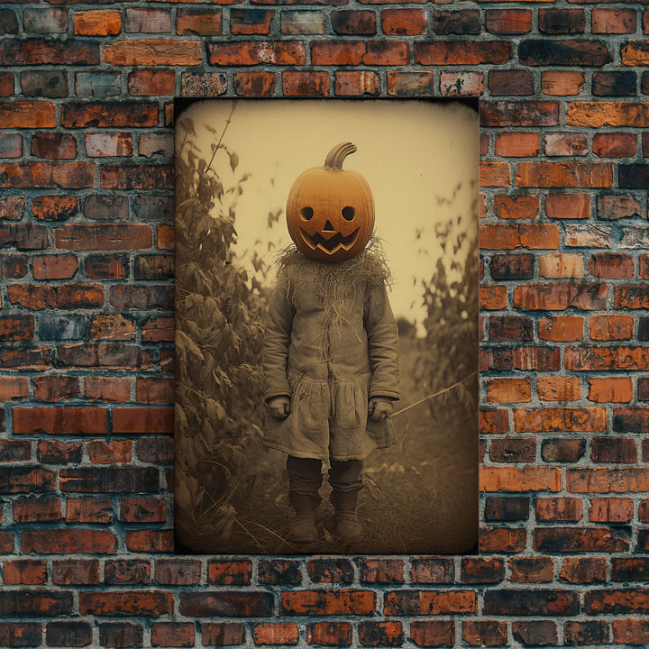 Halloween Wall Art, Spooky Art Print, Dark Art Print, Creepy Wall Art, Canvas Print, Wall Art, Vertical Print, Home Decor, Wall Decor
