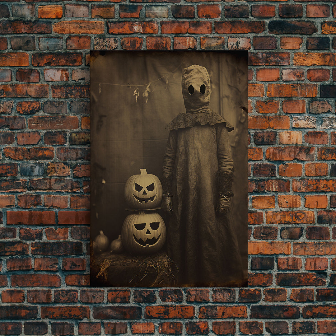 Black And White Art, Halloween Wall Art, Horror Decor, Dark Art Print, Canvas Print, Wall Art, Vertical Print, Home Decor, Wall Decor