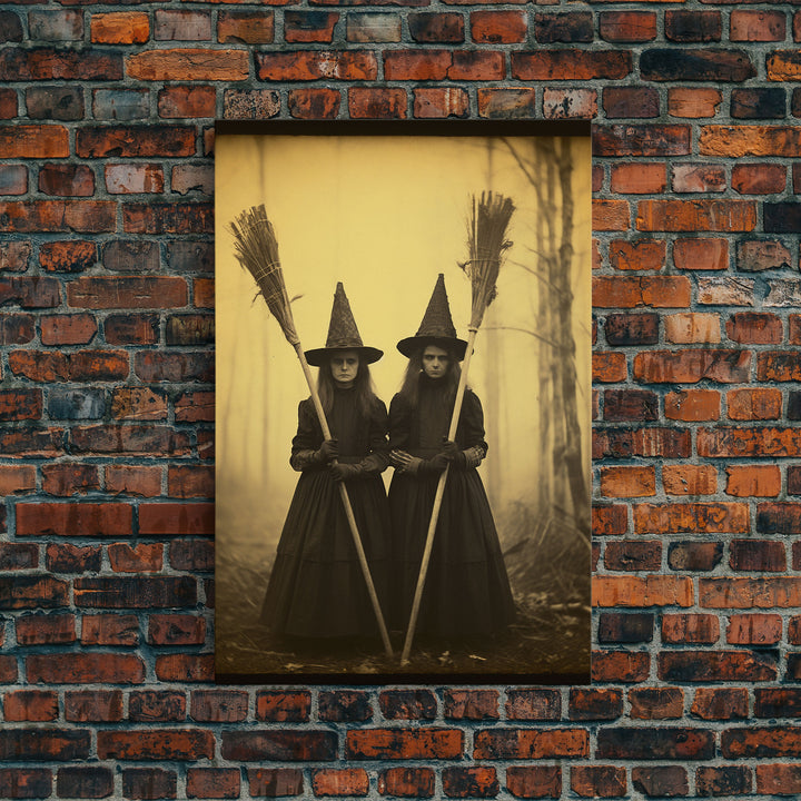 Occult Art, Witch Wall Art, Creepy Wall Art, Halloween Wall Art, Horror Art, Canvas Print, Wall Art, Vertical Print, Home Decor, Wall Decor