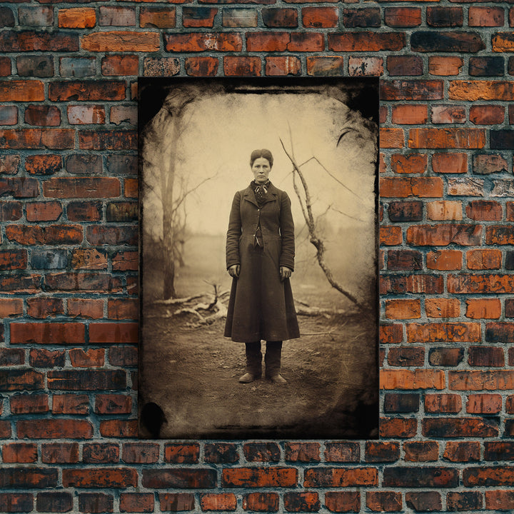 Vintage Print, Victorian Wall Art, Antique Photograph, Canvas Print, Wall Art, Vertical Print, Vintage Wall Art, Gaming Wall Decor, RV Decor