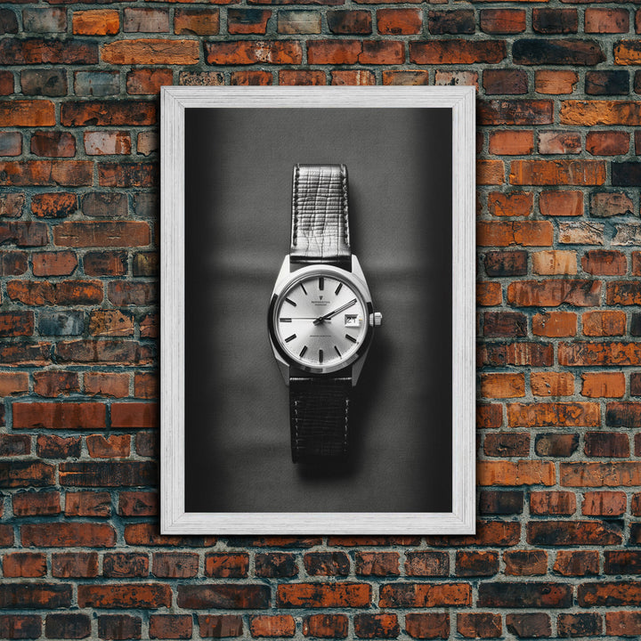 Classic Wrist Watch Wall Art, Watch Art, Watch Face, Black And White, Minimalist Print, Wall Decor, Canvas Print, Wall Art, Framed Canvas