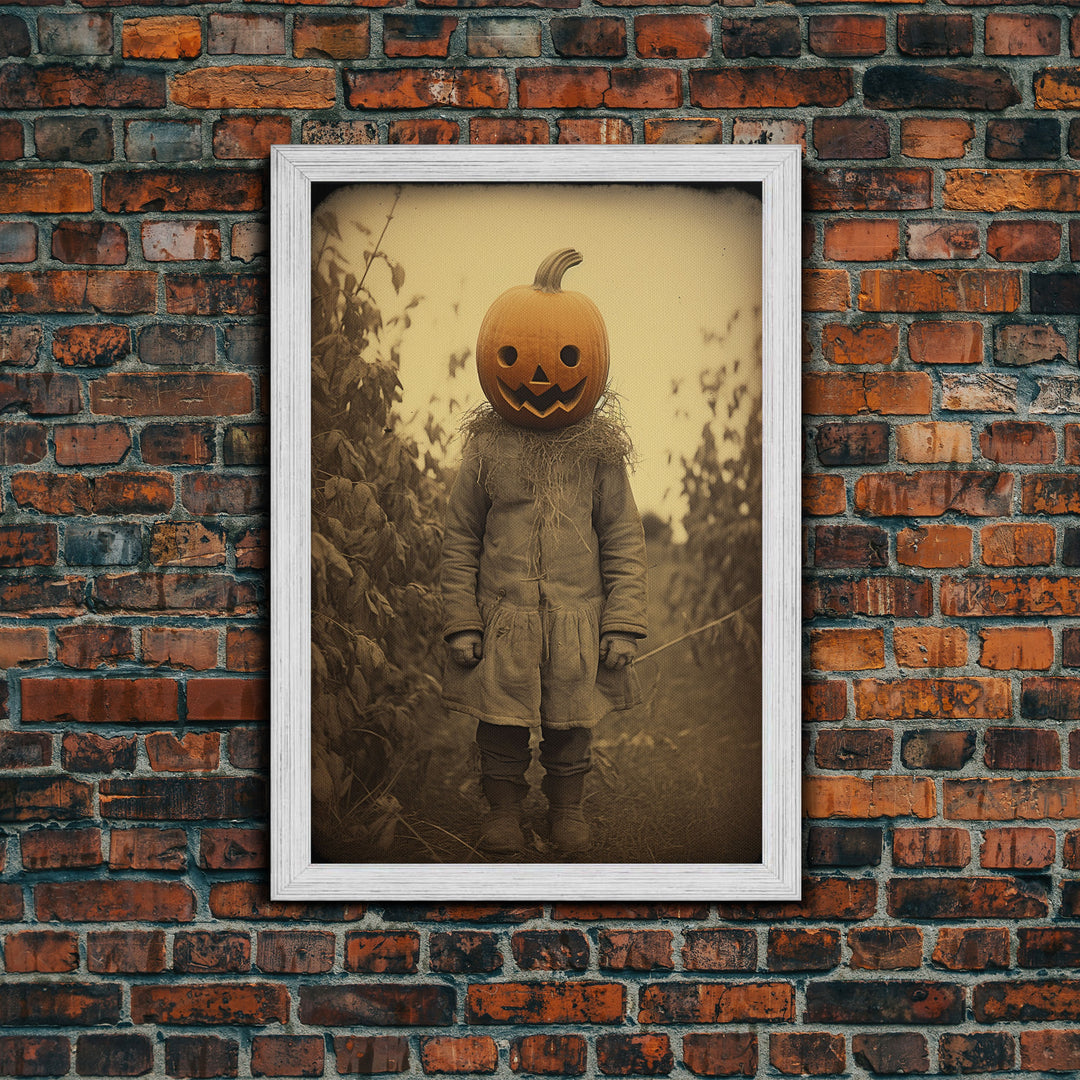 Halloween Wall Art, Spooky Art Print, Dark Art Print, Creepy Wall Art, Canvas Print, Wall Art, Vertical Print, Home Decor, Wall Decor