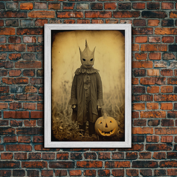 Halloween Wall Decor, Gothic Wall Decor, Creepy Wall Art, Spooky Art Print, Canvas Print, Wall Art, Vertical Print, Home Decor, Wall Decor
